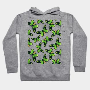 Queen Victoria' s birdwing butterfly pattern Hoodie